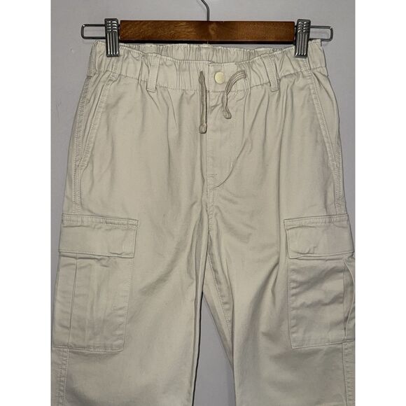 Ralph Lauren Boys 10 Chino Dress Pants Stretch Cargo Khaki Elastic Drawstring - Picture 7 of 16